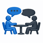 Icon with link to sign up for one-on-one or group consultations